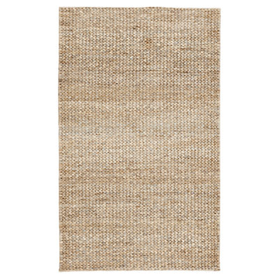 west elm Tonal Braided Jute Rug, Natural